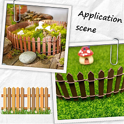 1 шт. украшения для деревянного забора&nbsp;AJEW-SP0003-86