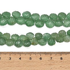 Hilos de cuentas talladas de cuarzo verde fresa natural&nbsp;GG-CBA0C95-D02-02