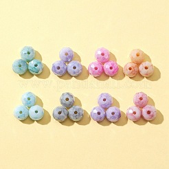 104шт 8 цвета непрозрачные окрашенные стеклянные бусины для выпечки EGLA-FS0001-27