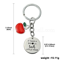 Брелок из нержавеющей стали и эмалированного сплава KEYC-YW00077