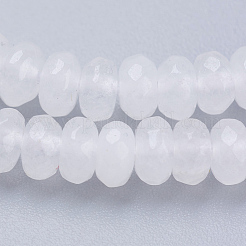 Бусины из натурального белого нефрита G-K255-24A