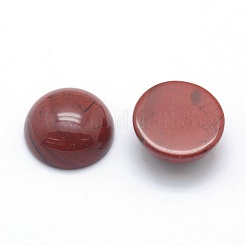 Natürlichen roten Jaspis-Cabochons&nbsp;G-P393-R44-12MM