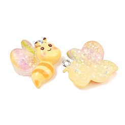 Подвески из прозрачной и непрозрачной смолы&nbsp;RESI-P048-02D-P