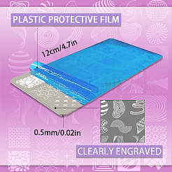 Modelli per nail art fai da te in acciaio inossidabile&nbsp;MRMJ-WH0092-111
