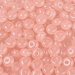 Стеклянные бусины прозрачных цветов&nbsp;SEED-N007-39B-09