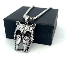 Винтажные панк-кулоны в виде животных из нержавеющей стали 304.&nbsp;KT0388