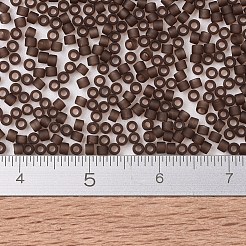 MIYUKIデリカビーズ  シリンダー  日本製シードビーズ  11/0  （db0769)マット透明ルートビール  1.3x1.6mm  穴：0.8mm  約2000PCS /ボトル  10 G /ボトル&nbsp;SEED-JP0008-DB0769