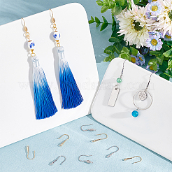 8 пара 4 стильных латунных крючка для серег KK-AR0002-73