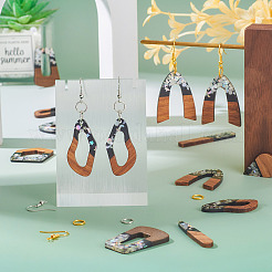 Набор для изготовления двухцветных серег с подвесками своими руками&nbsp;DIY-TA0009-01B