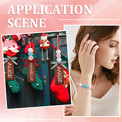 120шт 4 цвета окрашенные бусины из натурального дерева WOOD-SP0001-11B