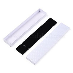 Boîtes à bijoux en carton texturé en losange&nbsp;LS-CBOX-T006-03F