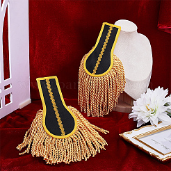 Épaulettes à pompons en polyester&nbsp;AJEW-WH0481-522