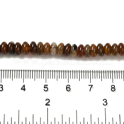 Природные окаменелое дерево бисер пряди G-NH0017-D02-02-1