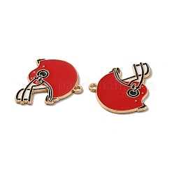 Подвески из эмали и сплава&nbsp;PALLOY-E028-04G-01