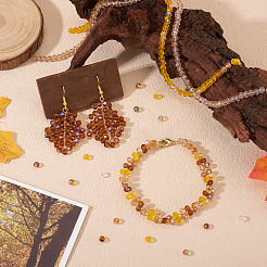 10 нить 10 цвета гальванические стеклянные бусины нити&nbsp;EGLA-TA0013-25