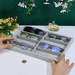 Бархатные подставки для ювелирных изделий&nbsp;ODIS-WH0086-165A