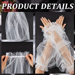 Кружевные рукава из полиэстера&nbsp;AJEW-WH20001-38B-01