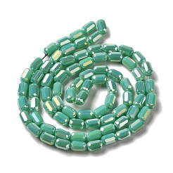 Стеклянные бусины с гальваническим покрытием  EGLA-D031-01-14