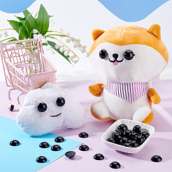 160шт. пластиковые кукольные глаза-кабошоны FIND-PH0026-96B