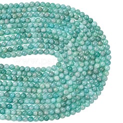 Природных амазонит бисер нитей&nbsp;G-G453-A02-4mm