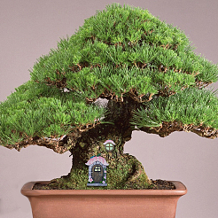 Скульптура окон и дверей феи-гнома из смолы AJEW-WH0415-95