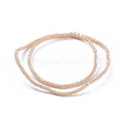 Стеклянные бусины с гальваническим покрытием &nbsp;GLAA-F079-FR11