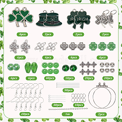 DIY-Set zum Basteln von Ohrringen zum Thema St. Patrick's Day&nbsp;DIY-SC0029-05