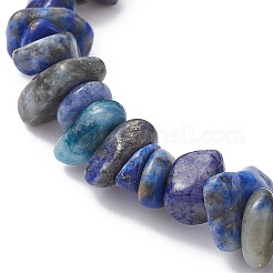 Braccialetto con perline di lapislazzuli naturali&nbsp;BJEW-JB09686-06