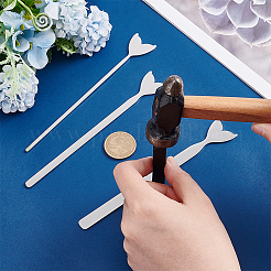 3 шт. 3-х стильный браслет из нержавеющей стали в виде рыбьего хвоста с заготовками FIND-UN0001-96P