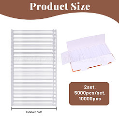 Pp indumento abbigliamento cartellino del prezzo etichetta standard tagging barbs&nbsp;KY-WH0036-126