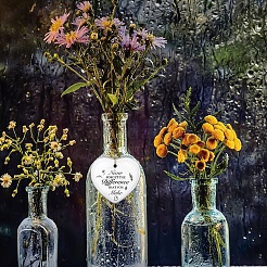 1 шт. фарфоровые большие подвески ручной работы AJEW-CN0001-79C