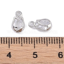 Латунь со стеклянными подвесками&nbsp;KK-K351-34P