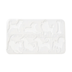 Silikonformen für DIY-Anhängersilhouette mit Hund&nbsp;X1-SIL-F010-05