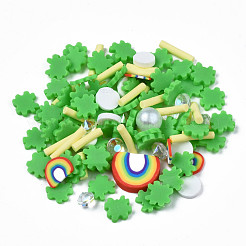 Кабошоны из полимерной глины ручной работы&nbsp;X-CLAY-N006-86