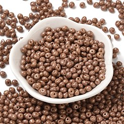 6/0 perline di semi di vetro con vernice opaca per cottura a forno&nbsp;SEED-M012-02A-02