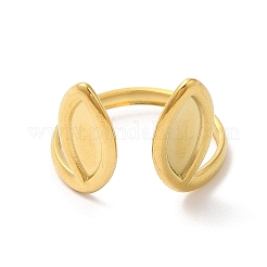 Кольца-манжеты из нержавеющей стали 304 с ионным покрытием (IP)&nbsp;RJEW-L107-004G