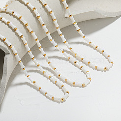 Французские винтажные ожерелья из натурального белого нефрита KF2019