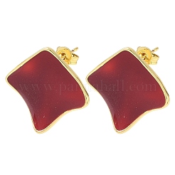 Pendientes de latón esmaltado para mujer&nbsp;KK-CBA760A-07G-05