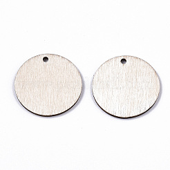 Pendentifs en bois de peuplier naturel non fini&nbsp;LS-WOOD-S045-108