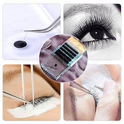 3шт 3 стиля стеклянные накладки для наращивания ресниц k9 MRMJ-FG0001-09