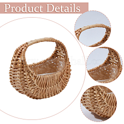 Weidenkörbe mit Griff&nbsp;FIND-WH0139-894