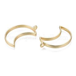 Colgantes de bisel de espalda abierta de chapado en rack de estilo mate&nbsp;PALLOY-S047-39C-FF