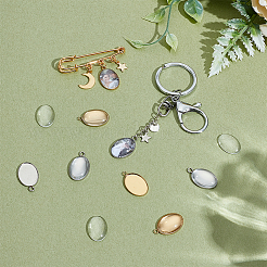 Наборы для изготовления овальных подвесок своими руками&nbsp;DIY-PH0032-16