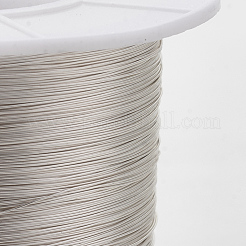 Fil de bijoux en cuivre rond&nbsp;CWIR-S003-0.7mm-02S