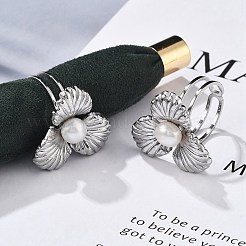 Кольца из нержавеющей стали 304&nbsp;RJEW-S396-01P