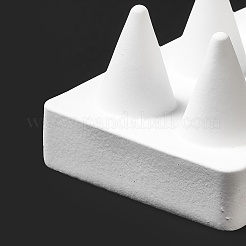 Прямоугольные выставочные витрины из полимерного кольца с 6 держателем конусов ODIS-A012-02