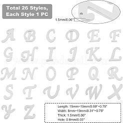 26 pieza de conectores de eslabones de acero inoxidable 304 con letras A a Z&nbsp;STAS-UN0025-09