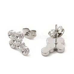 Фурнитура для сережек-гвоздиков из нержавеющей стали марки 304&nbsp;LS-STAS-E180-02P