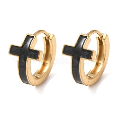 Pendientes de aro de acero inoxidable 304&nbsp;EJEW-D357-02G