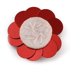 Аппликации из бисера из пвх в форме цветка/блестки DIY-WH0308-287H